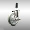 Service Caster 5 Inch 316SS Gray Polyurethane Swivel 1-1/4 Inch Expanding Stem Caster Brake SCC-SS316EX20S514-PPUB-TLB-114 - alternate 1